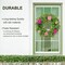 Summer Wreath for Front Door – 18" Artificial Floral Wreath with Green Leaves, Weatherproof Rustic Wreath for Farmhouse Home Decor